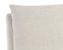 GLENROSE WHEELED DINING CHAIR - EFFIE LINEN