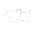 LYNX COFFEE TABLE - ANTIQUE GREY