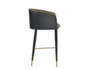 ASHER BARSTOOL - SPARROW GREY NAPA BLACK