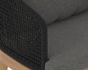 CAPRI DINING ARMCHAIR - NATURAL GRACEBAY GREY