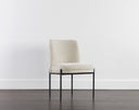 RICHIE DINING CHAIR - BLACK DANNY IVORY