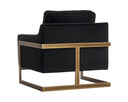 KALMIN LOUNGE CHAIR - ABBINGTON BLACK