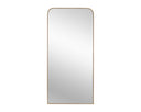 CALABASAS FLOOR MIRROR - BRASS