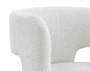 ISIDORE LOUNGE CHAIR - COPENHAGEN WHITE