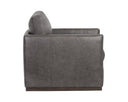 PORTMAN SWIVEL LOUNGE CHAIR - MARSEILLE CONCRETE LEATHER