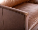 ROGERS SOFA - SHALIMAR TOBACCO LEATHER