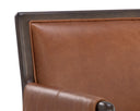 MAUTI DINING ARMCHAIR - BROWN SHALIMAR TOBACCO LEATHER
