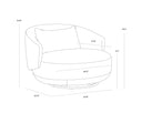WALSH SWIVEL LOUNGE CHAIR - Default Title