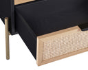 AVIDA NIGHTSTAND - GOLD BLACKNATURAL