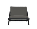 BARI LOUNGE CHAIR - CHARCOAL GRACEBAY GREY