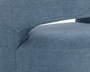 LLORET WHEELED DINING ARMCHAIR - DANNY ICEBERG