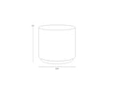 RUBIN END TABLE - GREY