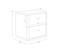 ETIENNE NIGHTSTAND - BLACK