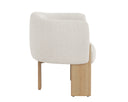 TRINE LOUNGE CHAIR - RUSTIC OAK DOVE CREAM