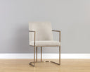 RAYLA DINING ARMCHAIR - BELFAST OATMEAL