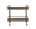 LIVINGSTON BAR CART - ANTIQUE BRASS