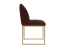 NEVIN DINING CHAIR - MERLOT