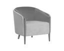 SHEVA ARMCHAIR - SAN REMO WINTER CLOUD ANTONIO CHARCOAL