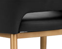 THATCHER DINING ARMCHAIR - BLACK ANTIQUE GREY