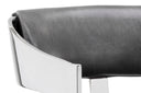 BEAUMONT COUNTER STOOL - STAINLESS STEEL CANTINA MAGNETITE