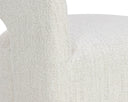 LLORET WHEELED DINING ARMCHAIR - MERINO PEARL