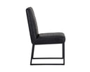 SPYROS DINING CHAIR - COAL BLACK