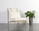 ELANOR LOUNGE CHAIR - LIGHT OAK ALTRO WHITE