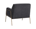 CYBIL LOUNGE CHAIR - POLO CLUB KOHL GREY