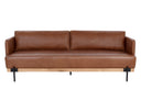 SAUL SOFA - SHALIMAR TOBACCO LEATHER