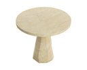 KLIFF BISTRO TABLE - TRAVERTINE LOOK NATURAL