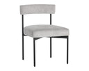 SENECA DINING CHAIR - BLACK POLO CLUB STONE