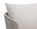 CAPRI DINING ARMCHAIR - DRIFT BROWN PALAZZO CREAM