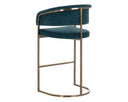 MARRIS BARSTOOL - GOLD DANNY TEAL