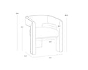KRASNER DINING ARMCHAIR - Default Title