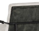 TRISTEN LOUNGE CHAIR - NONO CREAM NONO DARK GREEN