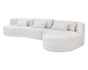 LAKEN SOFA CHAISE - RAF COPENHAGEN WHITE