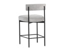 SENECA COUNTER STOOL - BLACK POLO CLUB STONE