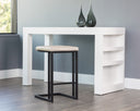 BOONE COUNTER STOOL - BLACK BRAVO CREAM