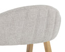 BURGOS DINING ARMCHAIR - BELFAST HEATHER GREY