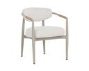 MARITA DINING ARMCHAIR - GREIGE LOUIS CREAM
