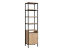 Duren Modular Bookcase - SMALL RUSTIC OAK BLACK