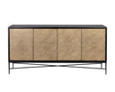 ALGARVE SIDEBOARD - BLACK CHAMPAGNE GOLD