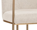 RAYLA DINING ARMCHAIR - BELFAST OATMEAL