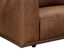BEAU SOFA CHAISE - RAF LUCIA TOBACCO LEATHER