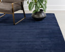 ALASKA HAND-LOOMED RUG - NAVY 5 X 8