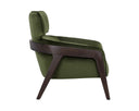 MAXIMUS LOUNGE CHAIR - MOSS GREEN