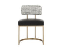 LARISSA DINING CHAIR - BRAVO BLACK HALTON BIRCH