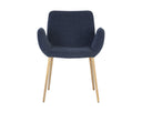 LUCANO DINING ARMCHAIR - BELFAST NAVY