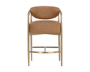 HELOISE COUNTER STOOL - MILLIKEN COGNAC