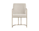 RAYLA DINING ARMCHAIR - BELFAST OATMEAL